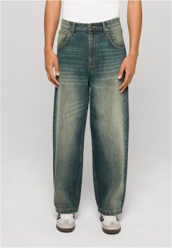 Super Baggy Jeans mid deep grey washed 32 - mid blue dirty washed