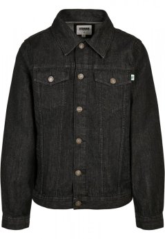 Męska kurtka jeansowa Urban Classics Organic Basic - sprana czerń