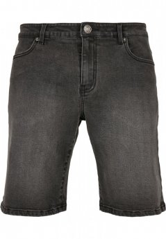Męskie spodenki jeansowe Urban Classics Relaxed Fit - real black washed