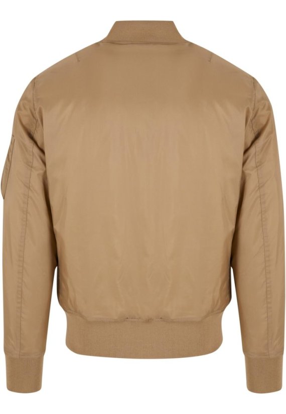 Basic Bomber Jacket - beige