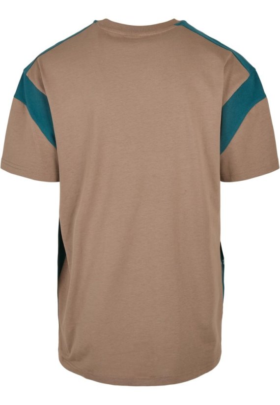 Active Tee - darkkhaki/teal