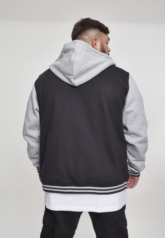 Černo/šedá pánská mikina Urban Classics 2-tone