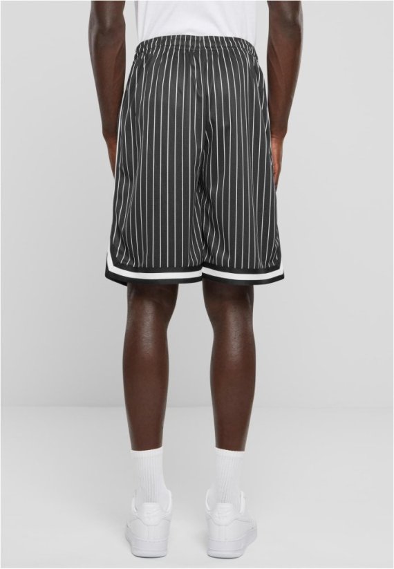 Striped Mesh Shorts black/white 5XL