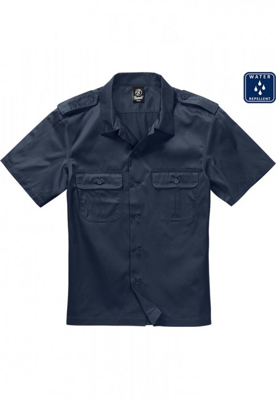Pánská košile Brandit Short Sleeves US Shirt - modrá