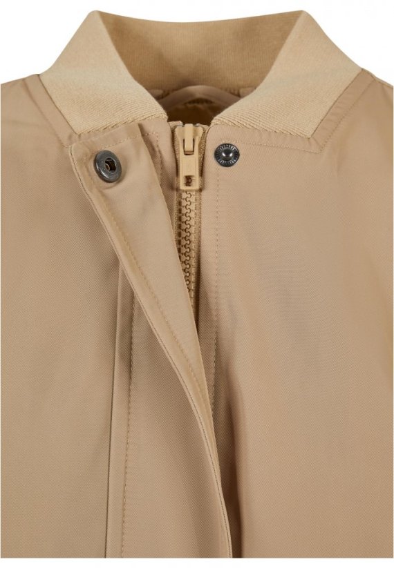 Dámská bunda Urban Classics Recycled Oversized Light Bomber - béžová