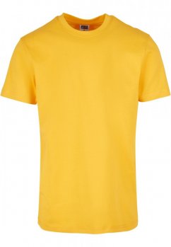 Žlté pánske tričko Urban Classics Basic