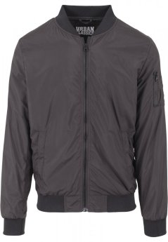 Pánska jarná bomber bunda Urban Classics - čierna