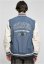Starter Nylon College Jacket - vintageblue/palewhite