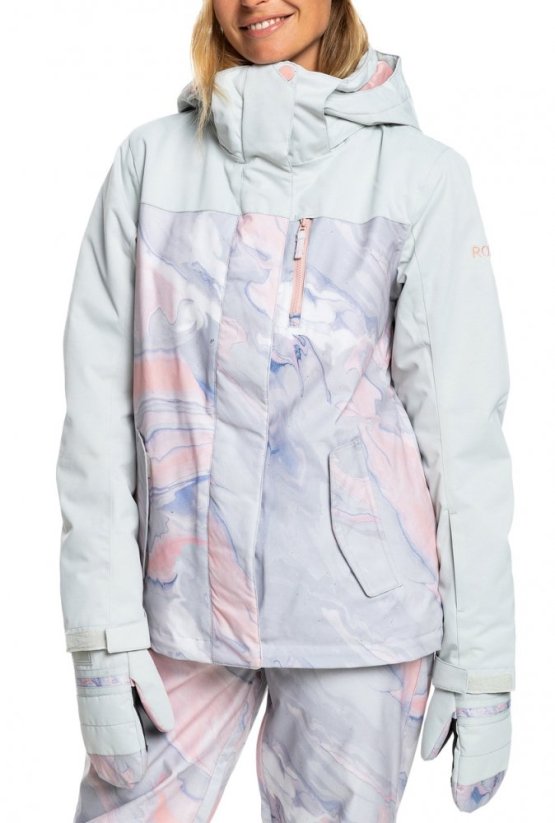 Bunda Roxy Jetty Block sfv1 gray violet marble