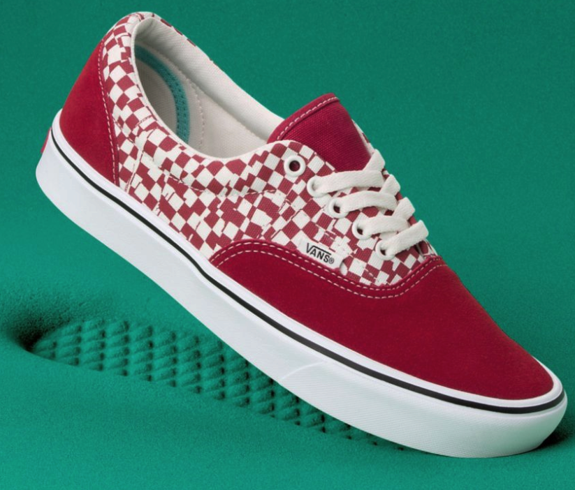 Topánky Vans Comfycush Era tear check, racing red, true white