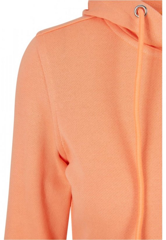 Damska bluza Urban Classics Ladies Sweat Parka - pomarańczowa