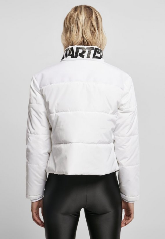 Ladies Starter Logo Puffer Jacket - white