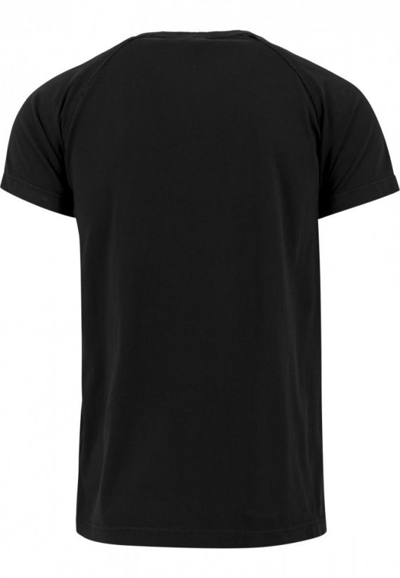 T-shirt Urban Classics Ripped Raglan Tee - black
