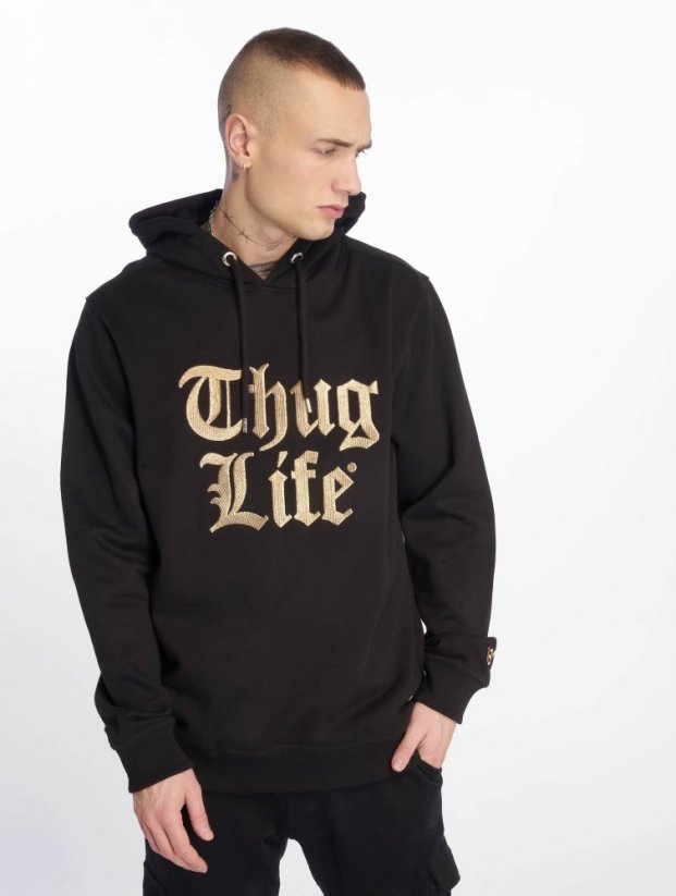 Thug Life / Hoodie Tight in black
