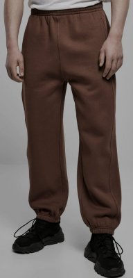 Męskie spodnie dresowe Urban Classics - ciemny brąz