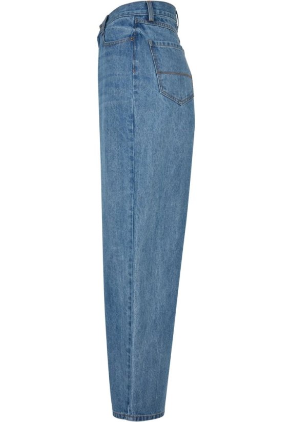 Ladies High Waist 90´S Wide Leg Denim Pants - midstone washed