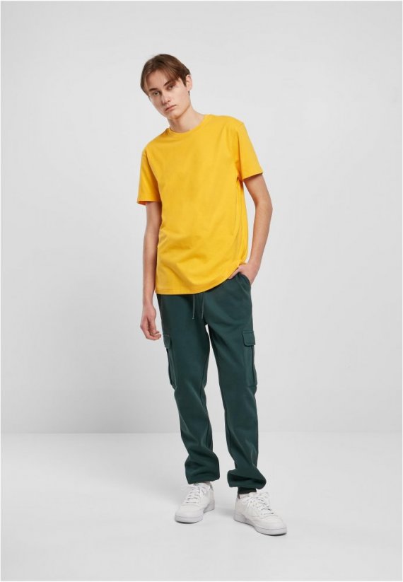 Pánske tričko Urban Classics Basic - žlté