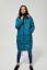 Kabát Moodo Z-KU-3306 teal green