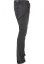 Jeansy Urban Classic Slim Fit Zip Jeans - real black washed