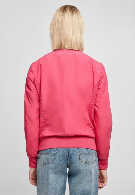 Dámská jarní/podzimní bomber bunda Urban Classics - růžová