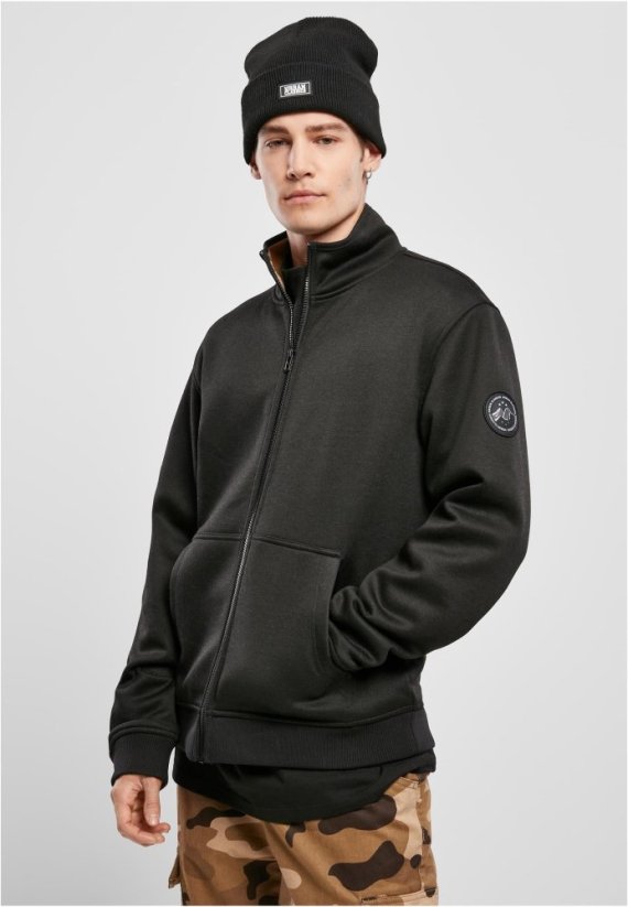 Teddy Bonded Zip Jacket charcoal XXL
