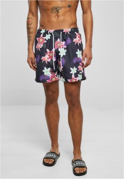 Pattern Swim Shorts - dark jungle aop