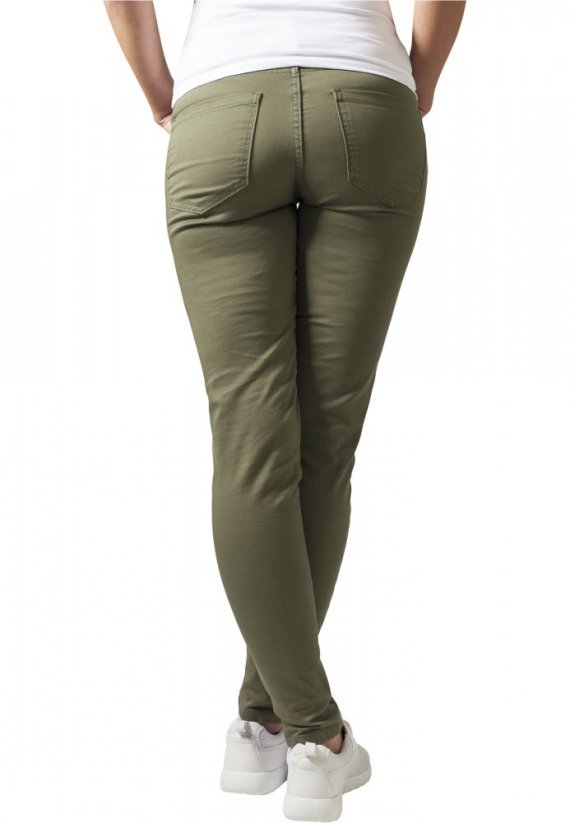 Ladies Skinny Pants - olive