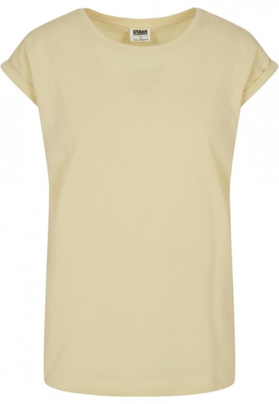 Ladies Organic Extended Shoulder Tee - softyellow