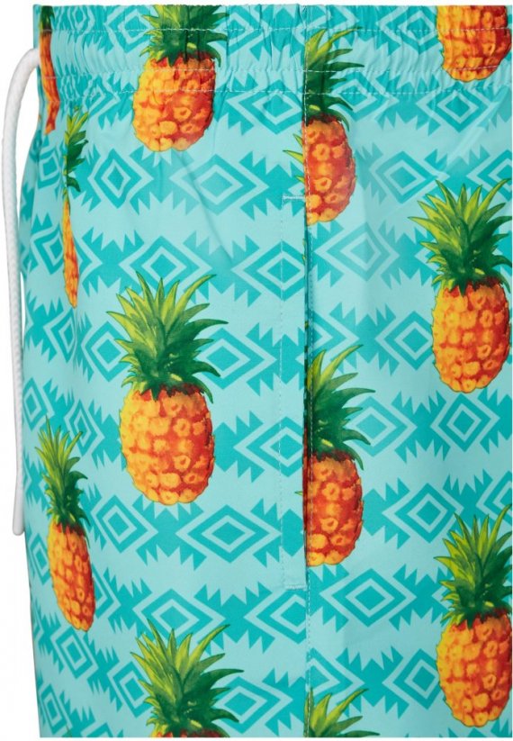 Pánské koupací šortky Urban Classics Pattern Swim Shorts - pineapple aop