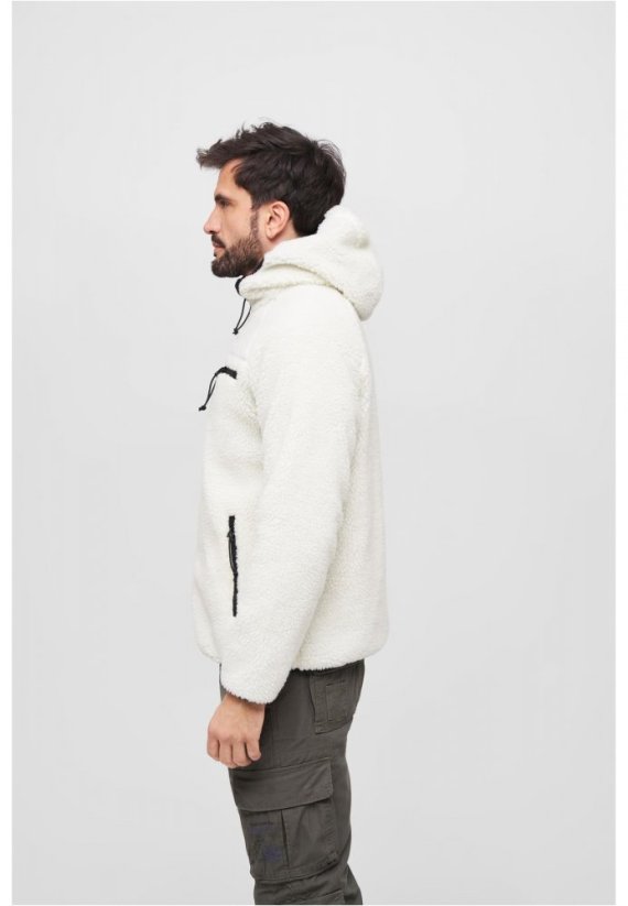 Bílá pánská bunda Brandit Teddyfleece Worker Jacket