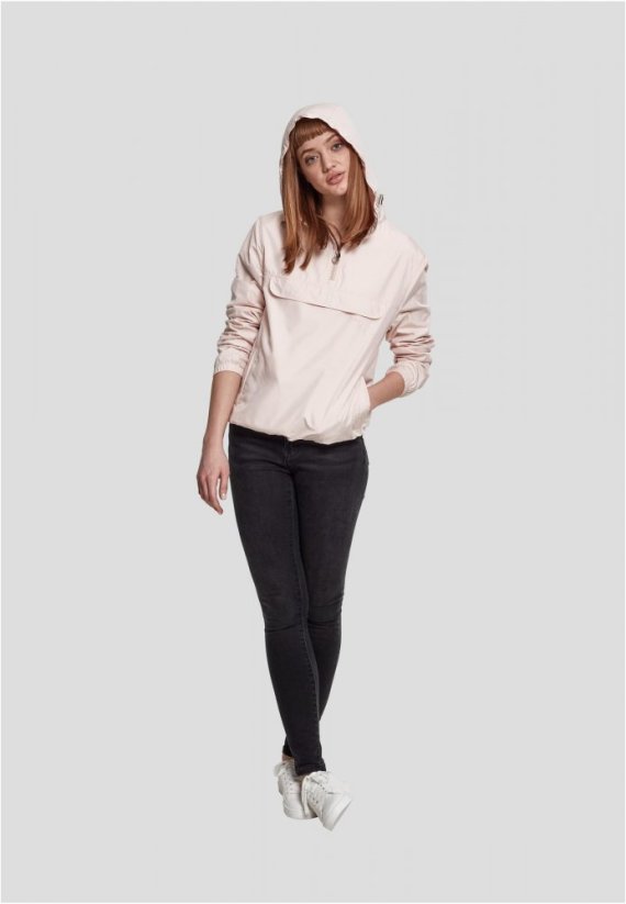 Dámská jarní/podzimní bunda Urban Classics Ladies Basic Pullover - světle růžová
