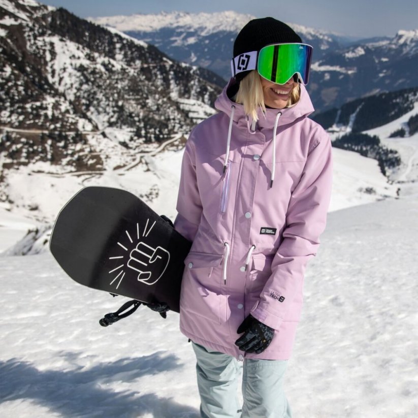 Zimní snowboardová dámská bunda Horsefeathers Clarise lilac