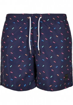 Pattern Swim Shorts - sunglasses aop