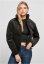 Dámská bunda Urban Classics Corduroy Puffer - černá
