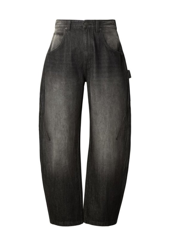 Heavy Baloon Jeans  - dark blue marble washed