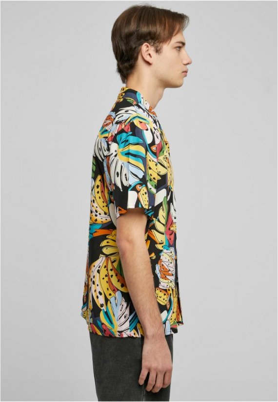 Koszula męska Urban Classics Viscose AOP Resort Shirt - kolorowa