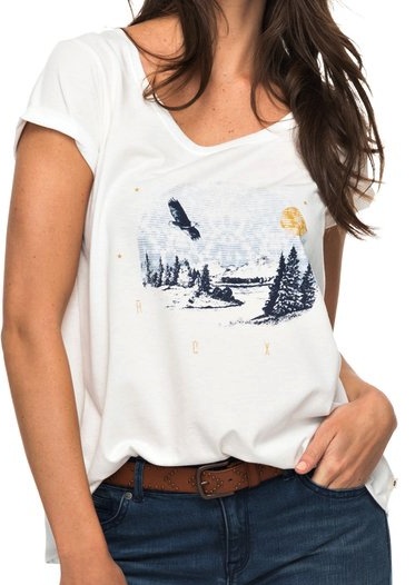 Koszulka Roxy Mimi Jungle Eagle Mountain marshmellow