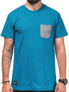 T-Shirt Horsefeathers Gilroy heather blue