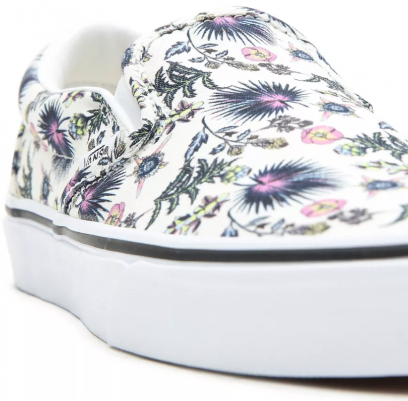 Topánky Vans Slip-On paradise floral true white/true white