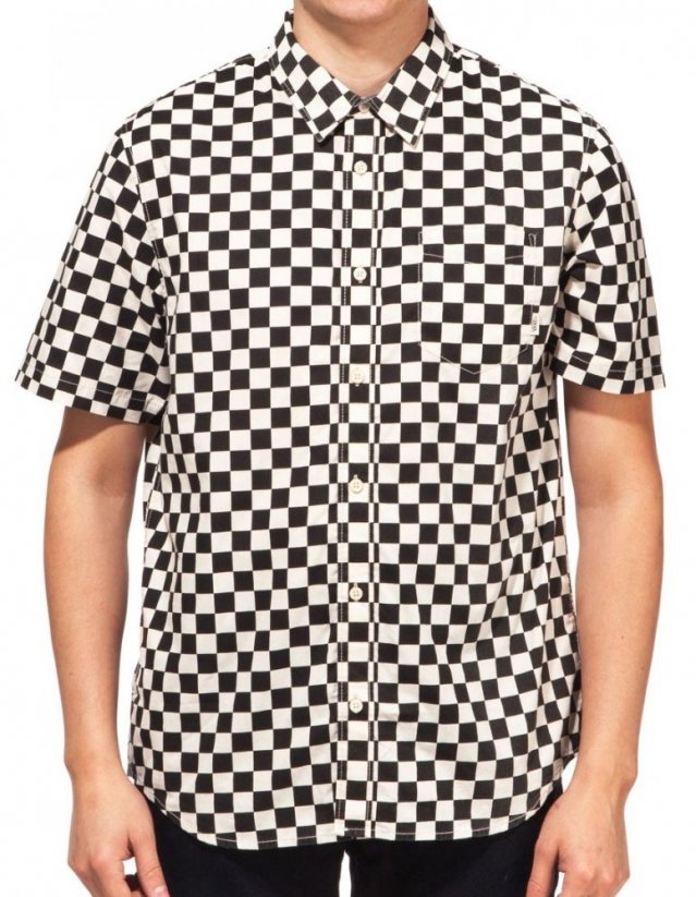 Košile Vans Cypress Checker black/white