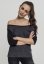Tričko Urban Classics Ladies 3/4 Contrast Raglan Tee - charcoal/black
