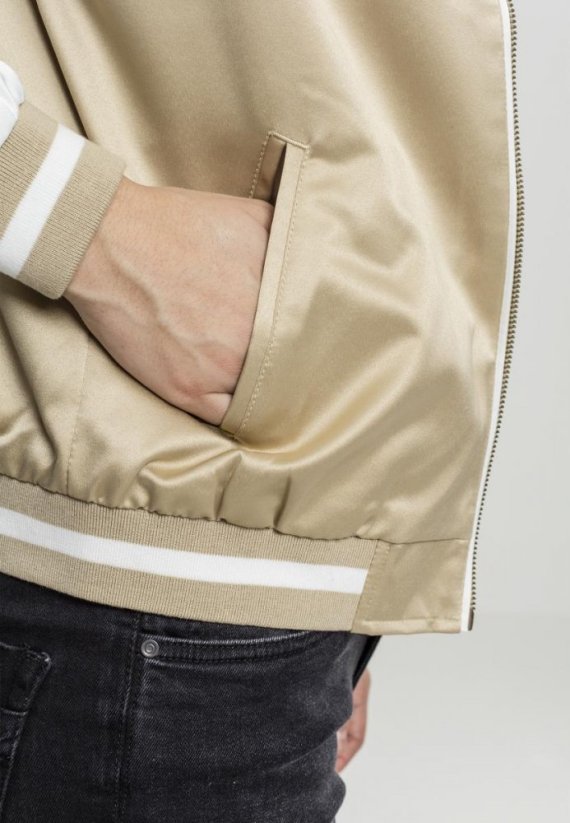 Dámská bomber bunda Urban Classics 3-Tone Souvenir - leskle zlatá