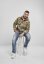 Pánská maskáčová bunda Brandit Fleece Pull Over Windbreaker - tactical camo