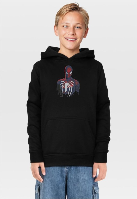 T-Shirt & Hoody 2 Pack - Spiderman Marvel black+white 158/164