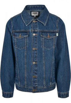 Pánská denim bunda Organic Basic - modrá