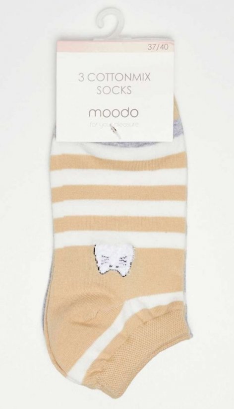 Ponožky Moodo Z-SK-3609 beige 2P
