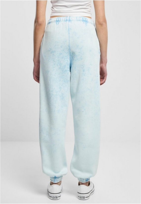 Damskie spodnie dresowe Urban Classics Towel Washed - jasnoniebieski