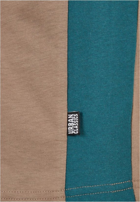 Active Tee - darkkhaki/teal