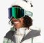 Snowboardové okuliare Roxy Storm - zelené
