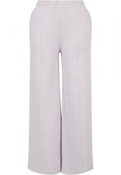 Damskie spodnie dresowe Urban Clasics Ladies Straight Pin Tuck Sweat Pants - jasny fiolet